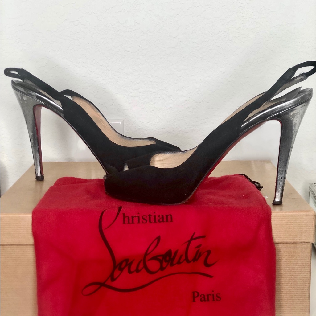 Christian Louboutin No Prive - Black Size 39.5